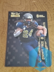 2022 Wild Card MATTE Touch Football Black Squares 58/175 D'vonte Price Rookie RC