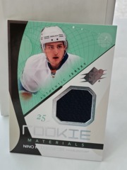 2010-11 Upper Deck SPx Rookie Materials #RM-NN Nino Niederreiter Jersey