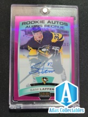 2020-21 OPC Platinum Sam Lafferty On Card AUTO - PINK /99 R-SL Rookie Autos