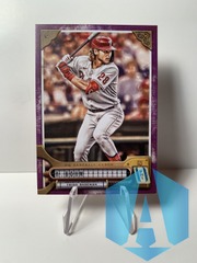 Alec Bohm 2022 Topps Gypsy Queen #237 Purple SP 14/75 Phillies