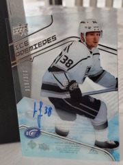 2019-20 UD Ice Premieres Auto Carl Grundstrom #IPA-GR 319/399 Acetate Kings
