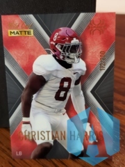 2022 Wild Card MATTE X-Plode Red 172/200 Christian Harris #MXP-8 Rookie RC Alabama
