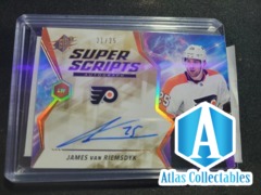 2020-21 SPx Rookie Superscripts Gold /25 James Van Riemsdyk Rookie Auto RC