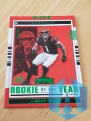 2021 Panini Contenders of the Year Emerald Ja'Marr Chase #ROY-JCH Rookie RC