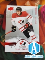 Travis Sanheim 2016-17 Team Canada Juniors Red Exclusive 088/175 Flyers