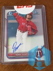 2022 Topps 1st Bowman Chrome AUTO #CPA-RH Ronny Henriquez Rangers