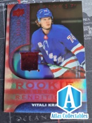2020-21 UD Trilogy Rookie Renditions Red Foil /799 Vitali Kravtsov