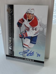 2022-23 SP Rookie Authentics Jordan Harris #108 Auto Montreal Canadiens
