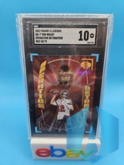 2022 Panini Illusions Operation Detonation OD7 Tom Brady Red /75 SGC 10