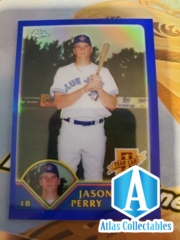 2003 Topps Chrome Refractor /699 Jason Perry #210 Rookie