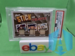 2021-22 Leaf Lumber Adam Oates Have Stick Will Travel /35 PSA 9