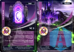 Veil Of Death // Necro Realm [Alt Art Extended Foil]