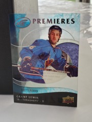 2009-10 Upper Deck Ice Premieres Acetate #109 Grant Lewis 0871/1999 Thrashers