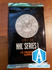 Pro Set 1991-1992 NHL Series I - Sealed 12 card Booster Pack