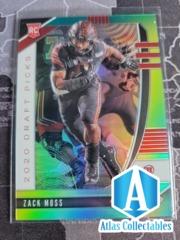 2020 Panini Prizm Draft Picks Zach Moss RC Rookie /249 Prizm SP #139 Utah