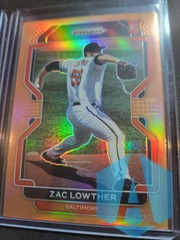 2022 Panini Prizm Baseball Zac Lowther Rookie COPPER /100 166