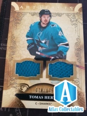 2020-21 UD Artifacts Materials GOLD Dual Patch - Tomas Hertl /175