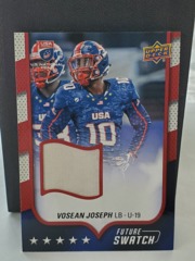 2016 Upper Deck USA Football Future Swatch Jersey USA U19 Vosean Joseph #FS-VJ