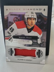 2017-18 Upper Deck Black Diamond Relics 126/149 Victor Rask #BDB-VR Hurricanes