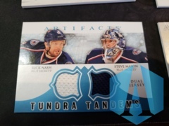 2012-13 Artifacts Tundra Tandems Dual Jersey #TT-NM Rick Nash Steve Mason