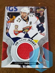 2017-18 Upper Deck UD Game Jersey Vincent Trocheck #GJ-VT Florida Panters