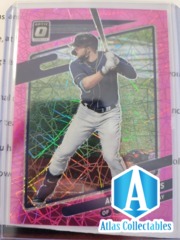 2021 Donruss Optic Austin Meadows #140 REACTIVE PINK Prizm SP /249