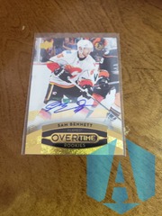 2015-16 Upper Deck GTS Overtime Rookies Gold Foil Sam Bennett #52 Rookie Auto