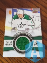 2015-16 Upper Deck Series One 1 VALERI NICHUSHKIN #GJ-VN Game Used Jersey Dallas