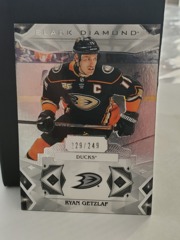 2019-20 Upper Deck Black Diamond 229/249 Ryan Getzlaf #BDB-RG Ducks