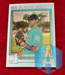 Jeffrey Allison 2004 Topps Chrome 1st year Certified Auto #238 Florida Marlins