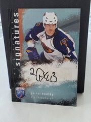 2007-08 Upper Deck Be a Player Signatures Auto #S-GE Garnet Exelby Thrashers