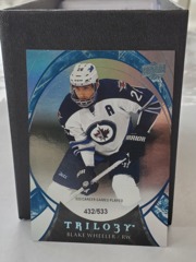 2015-16 Upper Deck Trilogy Rainbow Blue #88 Blake Wheeler 432/533 Jets