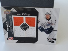 2008-09 Upper Deck Black Diamond Four Jerseys Joni Pitkanen #BDJ-JP Oilers