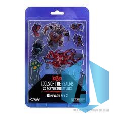 D&D Idols of the Realms Boneyard Set 2 2D Acrylic Miniatures Sealed