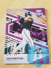 2020 Elite Extra Edition Purple Parallel #143 Zach Britton 207/249
