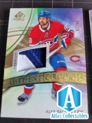 2020-21 SP Game Used Authentic Rookies Alex Belzile Patch /65