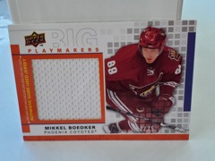 2009-10 Upper Deck Big Playmakers Jersey 63/75 Mikkel Boedker #BP-MI Coyotes