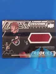 2020-21 SPx UD Black Obsidian Rookies Jersey 248/399 Victor Soderstrom Rookie