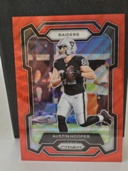 2023 Panini Prizm Red Wave Prizm 009/149 Austin Hooper #172 Raiders