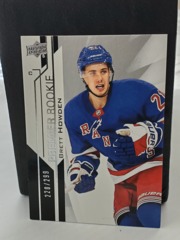 2018-19 Upper Deck Premier Premier Rookie 220/299 Brett Howden #70 Rangers