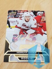 2020-21 Upper Deck MVP Rookies Gold Script Morgan Geekie #225 Hurricanes