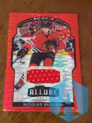 2020-21 Allure Rookie Red Rainbow Jersey #79 Nicolas Beaudin (A)