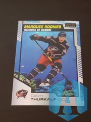 2020-21 O-Pee-Chee Platinum Aquamarine #186 Calvin Thurkauf RC 399/499