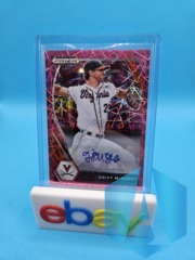 2021 Panini Prizm Draft Picks PINK VELOCITY Griff McGarry #PDP145 Auto