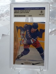 1994-95 Upper Deck SP Brian Leetch #74 Grademycards 8 NM-MT 12630