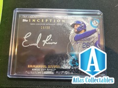 2022 Topps Inception SILVER On-Card /99 Emmanuel Rivera RC AUTO SP SN