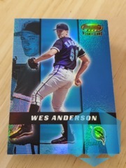 2000 Bowman's Best Rookie Card Wes Anderson #160 RC 0724/2999 Florida Marlins