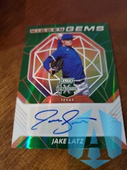 2021 Elite Extra Edition Jake Latz HG-JL Auto EMERALD Hidden Gems 3/5