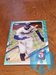 2021 Topps Chrome Leody Taveras RC #146 Aqua Wave 127/199