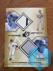 2002 SPx Winning Materials Combo Jerseys Jorge Posada David Wells #WM-WP